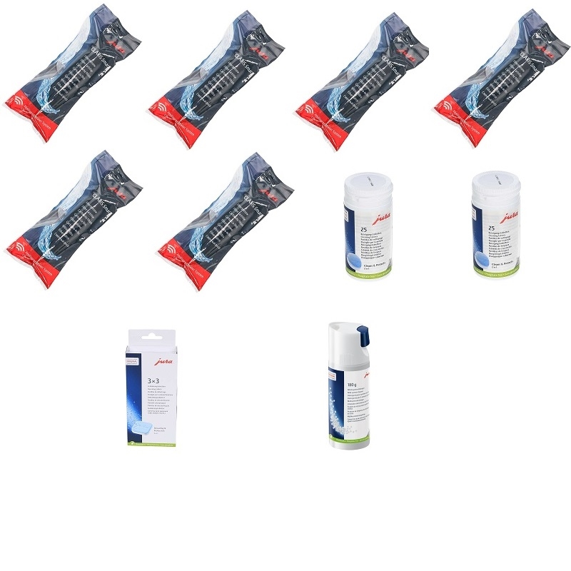 Jura Smart Water Filter & Cleaning Supplies - Year Supply